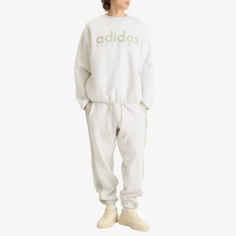 Adidas Free Shipping With AdiClub Fear Of God Athletics Heather Fleece Crewneck-3