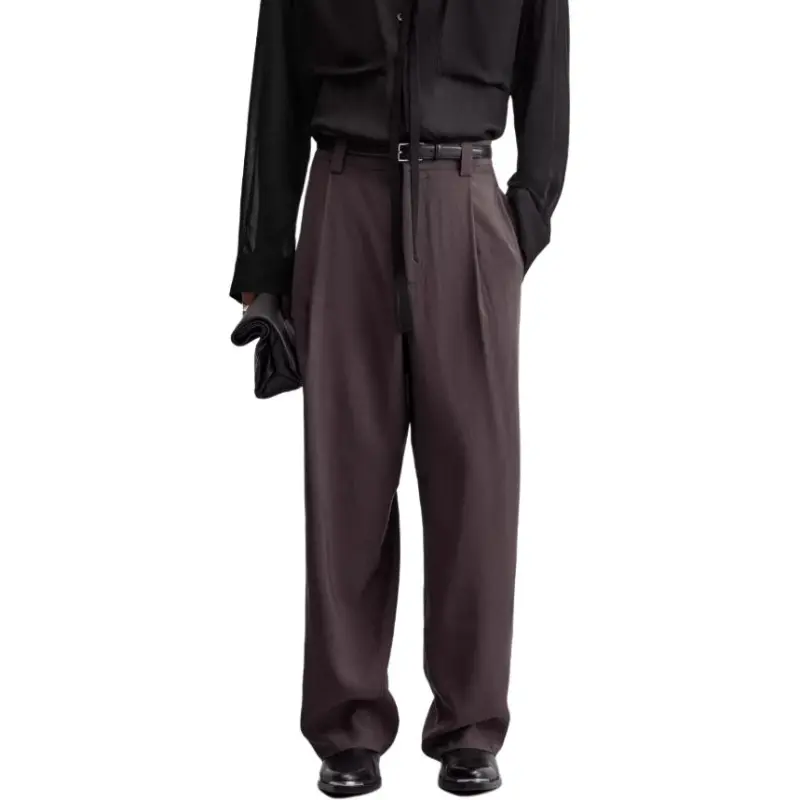 ZARA Suit Trouser Men's Dark Brown-4
