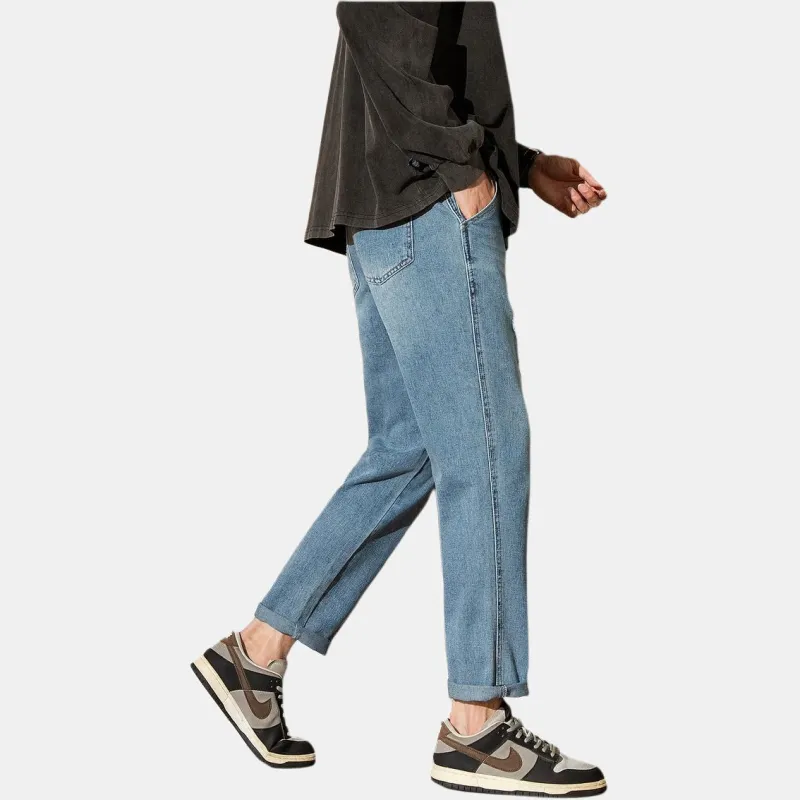 Tonlion Jeans Men's Medium Denim Blue-5