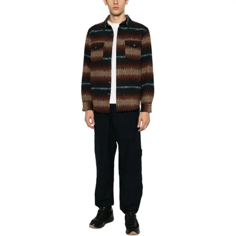 STONE ISLAND Ghost Cotton Cargo Trousers-2