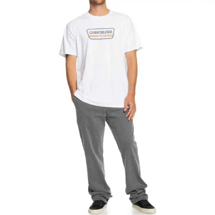 Quiksilver T Shirts Men White-2