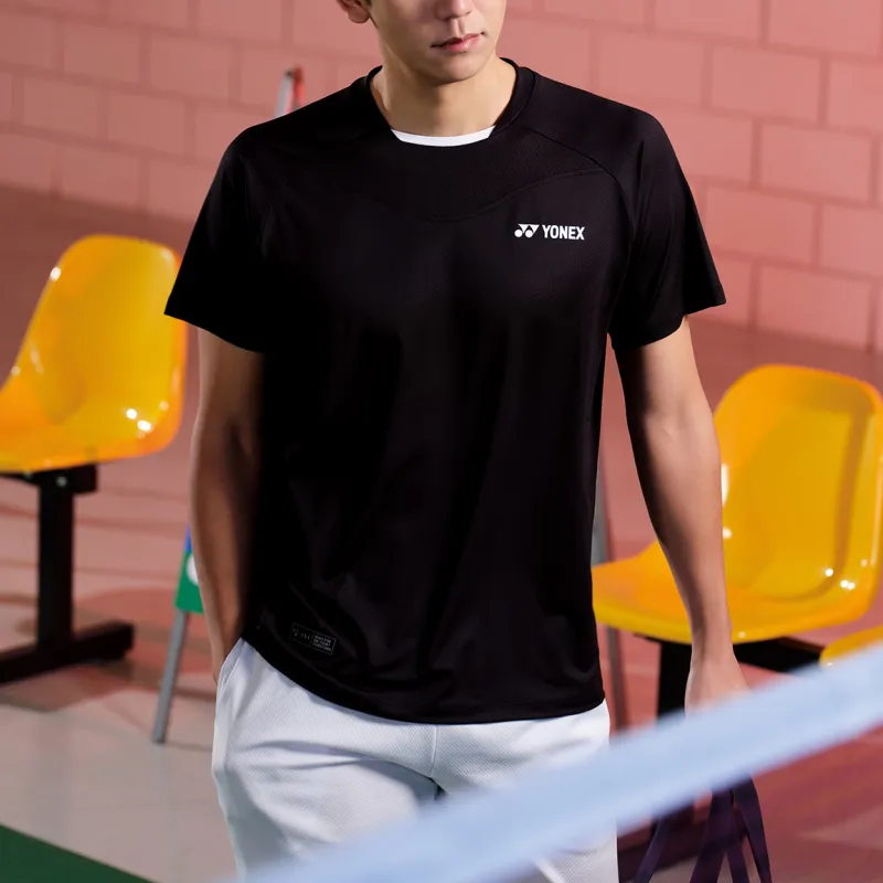YONEX T-Shirts Men Black-2