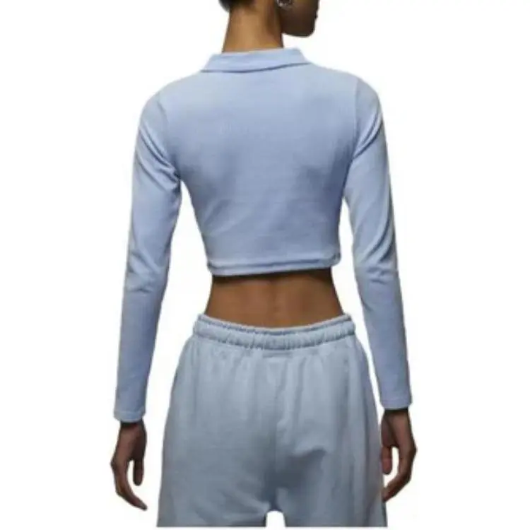 Jordan Crop Tops Women's Ice Blue-4