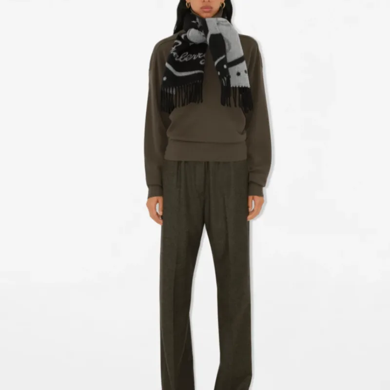 Burberry Mirrored Horse Cashmere Scarf-3