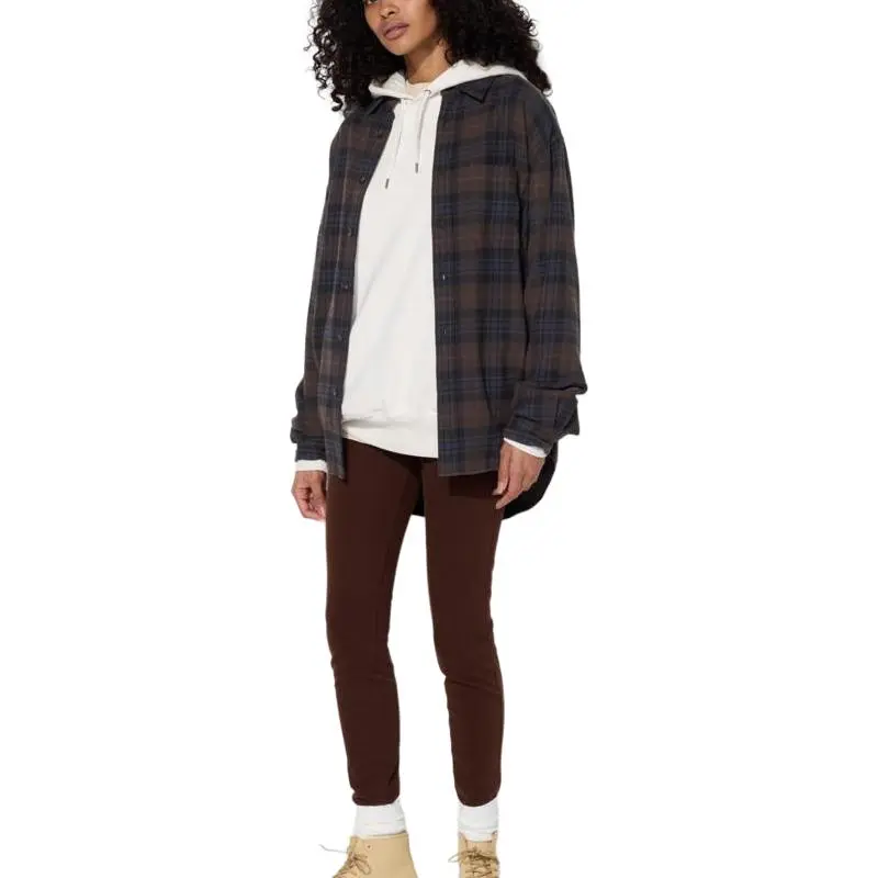 UNIQLO Shirts Men Dark Coffee-3