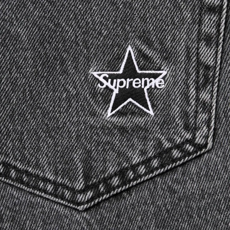 Supreme Washed Regular Jeans-6