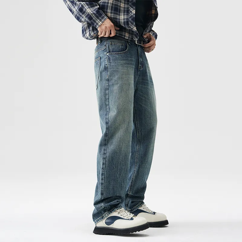 JASONWOOD Cowboy On The Run Jeans Unisex Blue-4