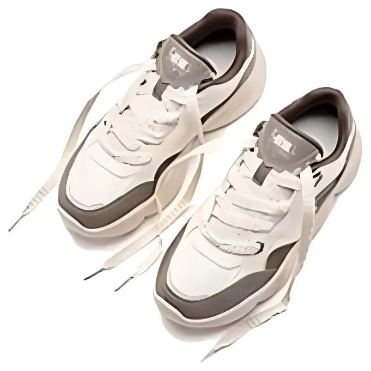 QIAODAN Elf Meow TD Coverage Lightweight Thermal Low Top Casual Shoes Women's Beige Brown-1