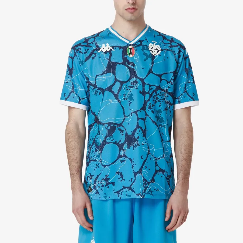 Kappa x SPEZIA Soccer Jersey Men's Sky Blue-3