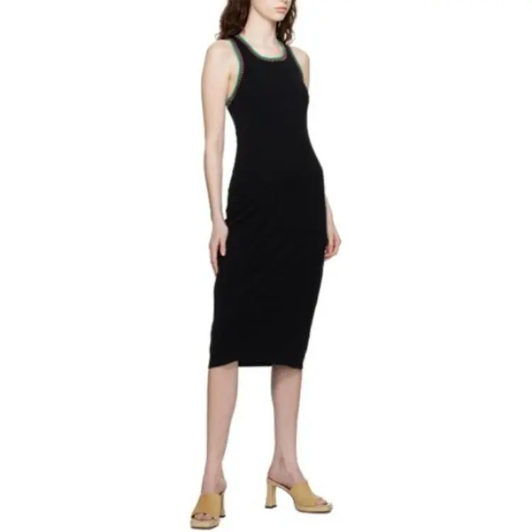 FRAME Sleeveless Dress Women's Black-2