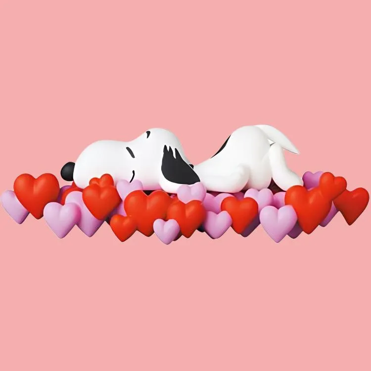 Medicom Toy Snoopy Peanut Comic Collection 13 UDF No. 684 Lying In The Heart Chibi Figures-1