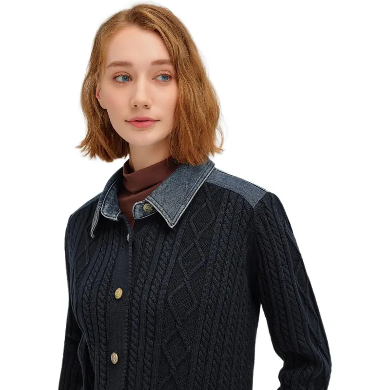 Hush Puppies Knitwear Women's Ink Blue-4