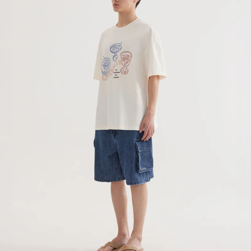 COVERNAT SS25 T Shirt Unisex Ivory-3