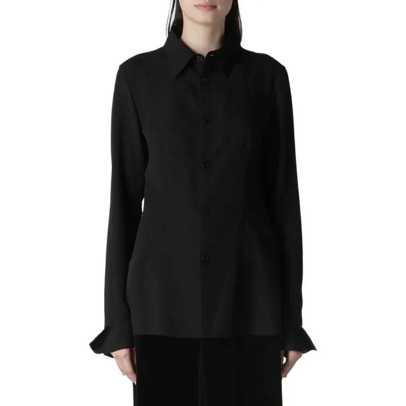 Yohji Yamamoto Draped Cady Shirt-2