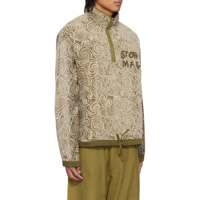 Story Mfg Sweater Unisex Brown Green-2