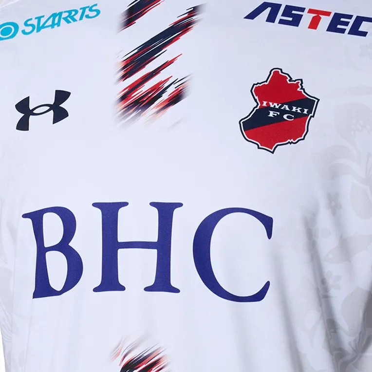 Under Armour Iwaki FC Soccer Jersey Men's White/Midnight Marine Blue 100-2