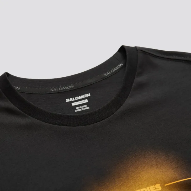 SALOMON SS25 GTS SS TEE M T Shirt Men's Pitch Black-2