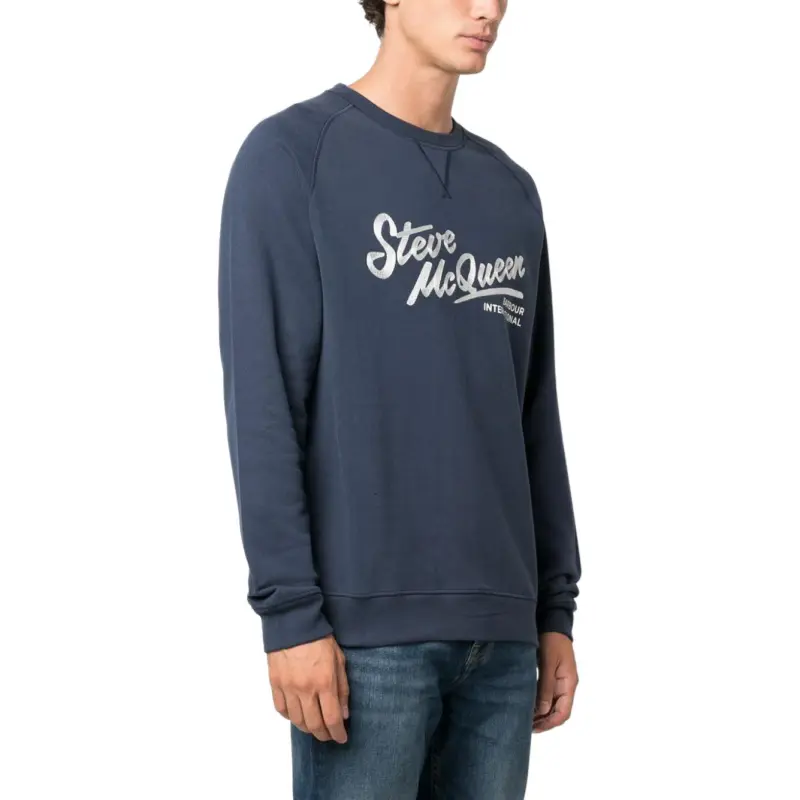 BARBOUR Sweatshirts Men Blue-3