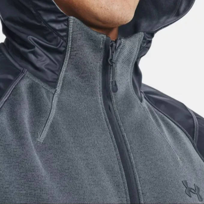 Under Armour Swacket Jackets Coats Men's Steel Iron Gray-5