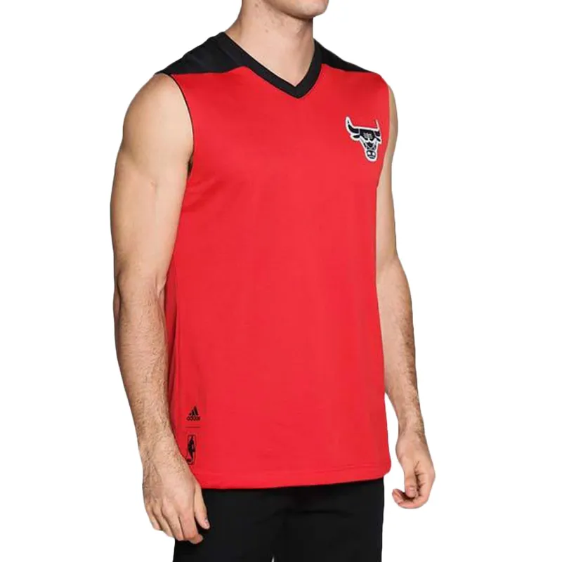 Adidas x NBA Chicago Bulls Basketball Jersey Men's Red/Black-2