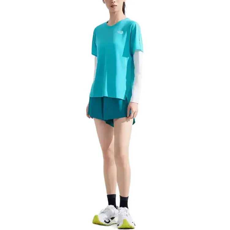 THE NORTH FACE Pinnacle Series T Shirt Women's Galaxy Blue-2