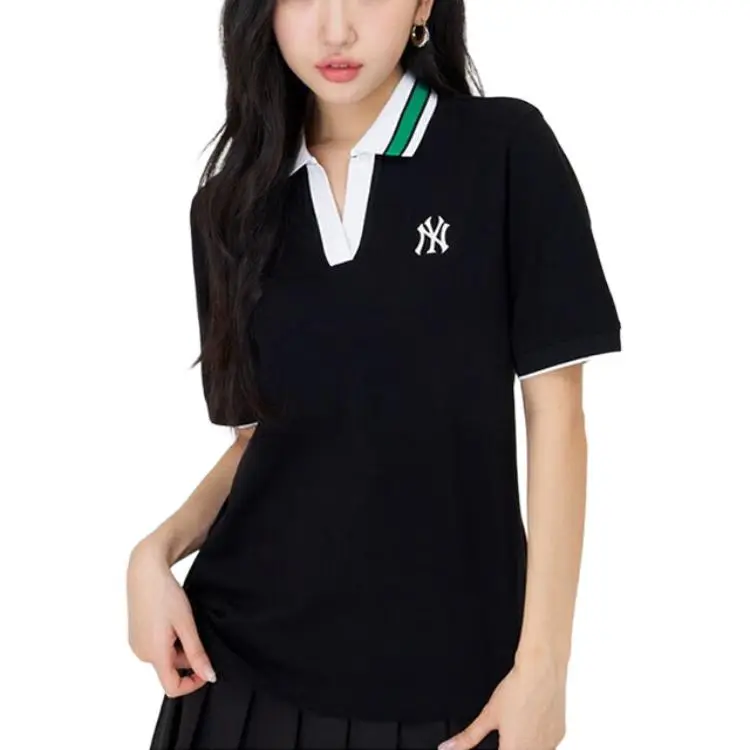 MLB Outdoor Cargo Polo Shirt Men's Black-3