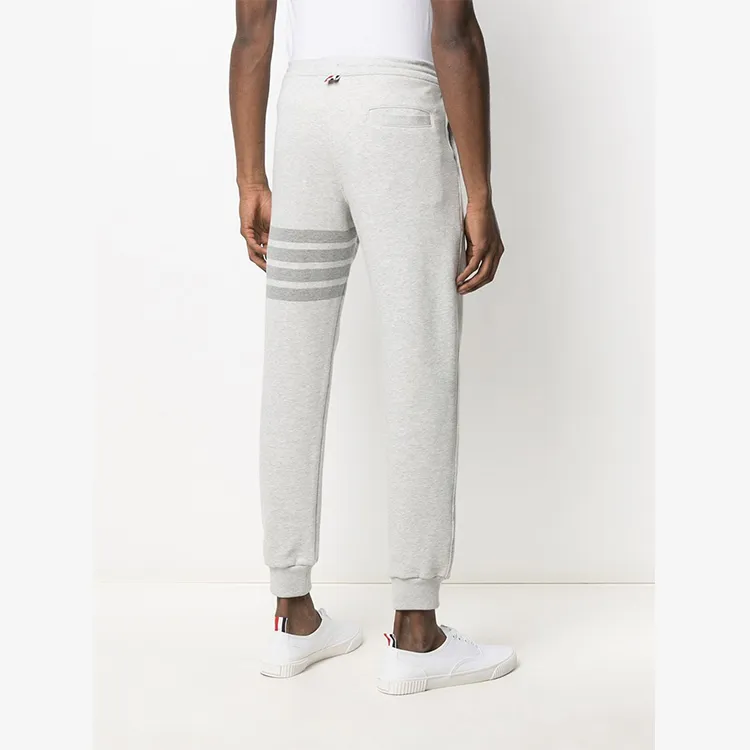 THOM BROWNE 4 Bar Striped Drawstring Pants-5