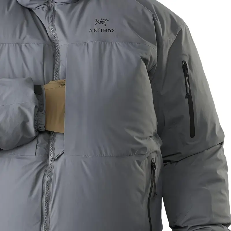 Arcteryx LEAF Down Jackets Men Gray/Harrier-3