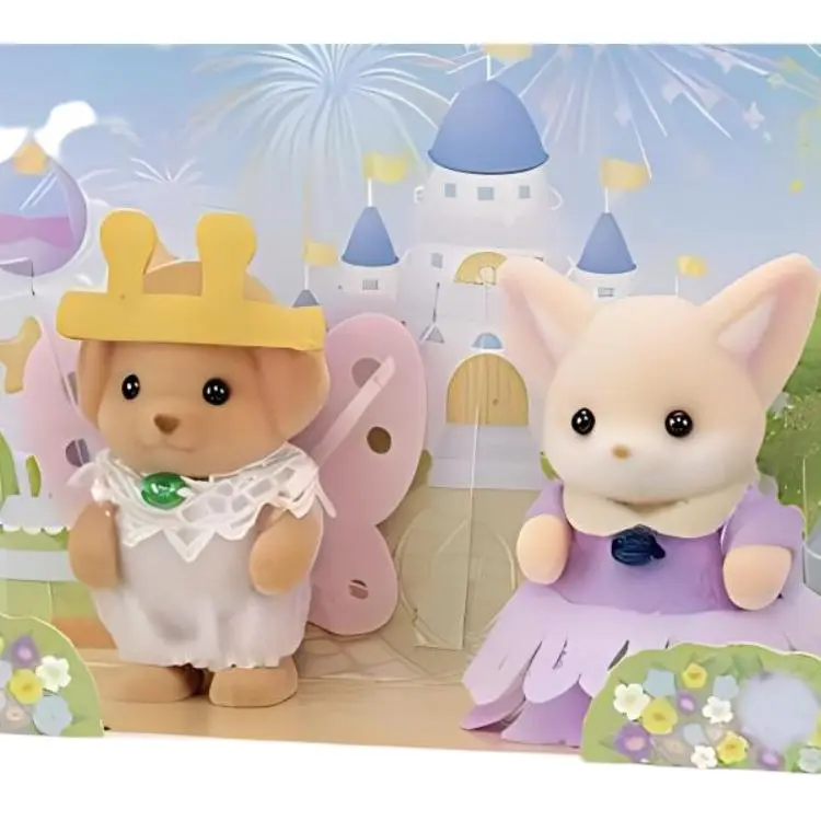 Sylvanian Families Outfit Set Violet And Butterfly Dolls Plush Doll Small Size Tall-2