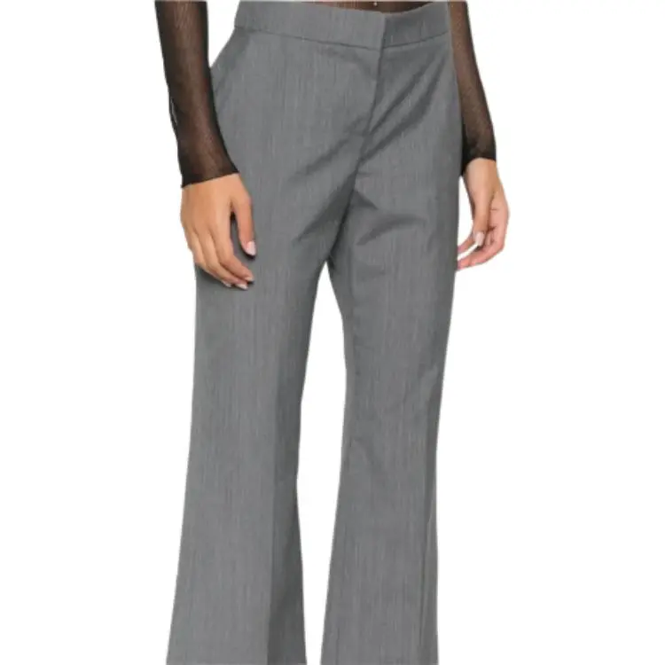 Alexander McQueen Pleat Detailed Flared Trousers-5