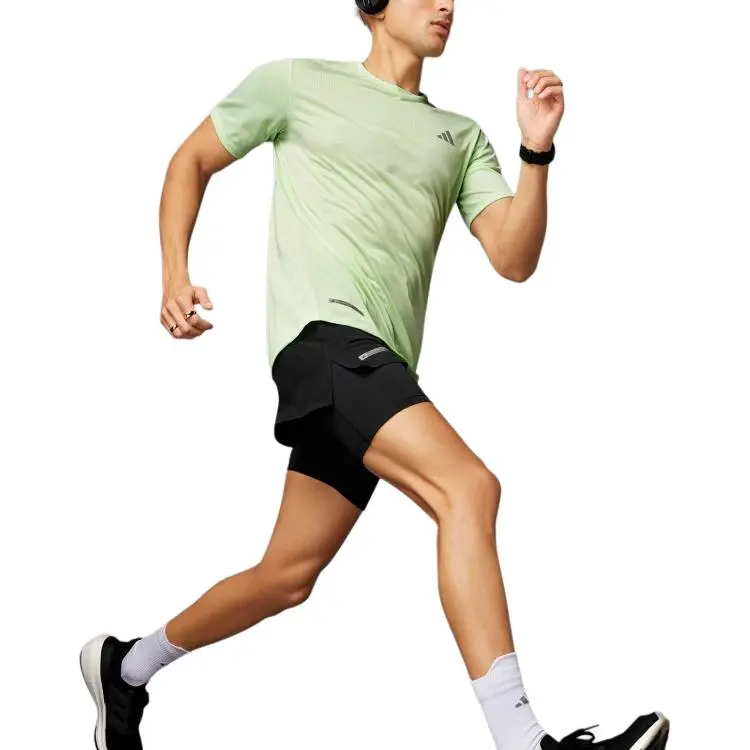 Adidas T Shirt Men's Light Green-4