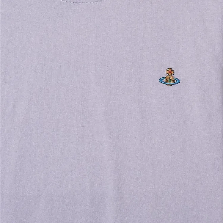 Vivienne Westwood FW22 Drop Shoulder Sleeve T Shirt Women's Lavender-5