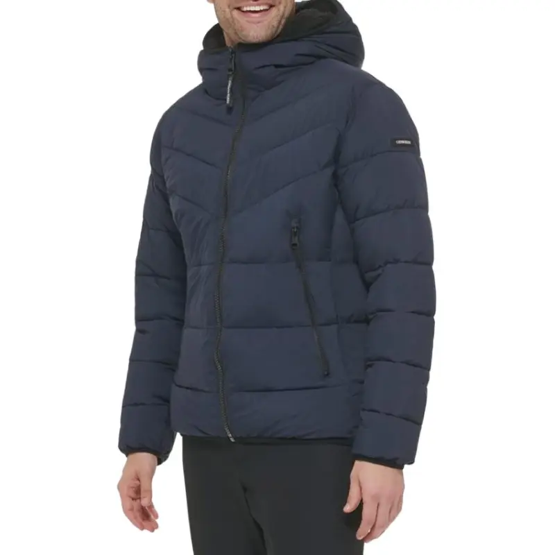 CALVIN KLEIN Puffer Jacket Men's Blue-3