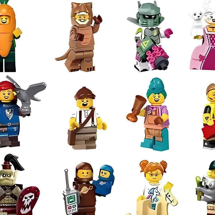 LEGO Collectible MiniFigures Collection Draw Draw 24th Season Full Set 12 Pack Building Blocks 0-300pcs 71037-2