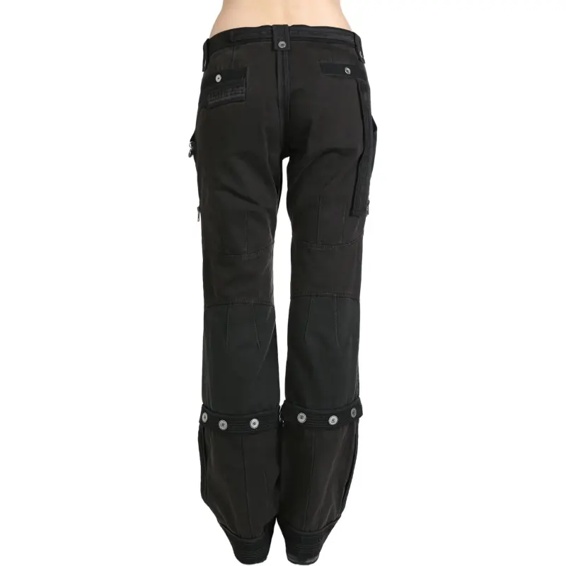 HYEIN SEO Convertible Patchwork Pants 'Stone'-3