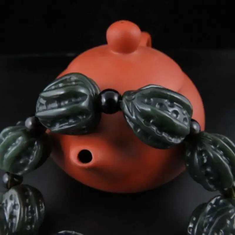 Gifts Hetian Jade Bracelets Green Jade Unisex-5
