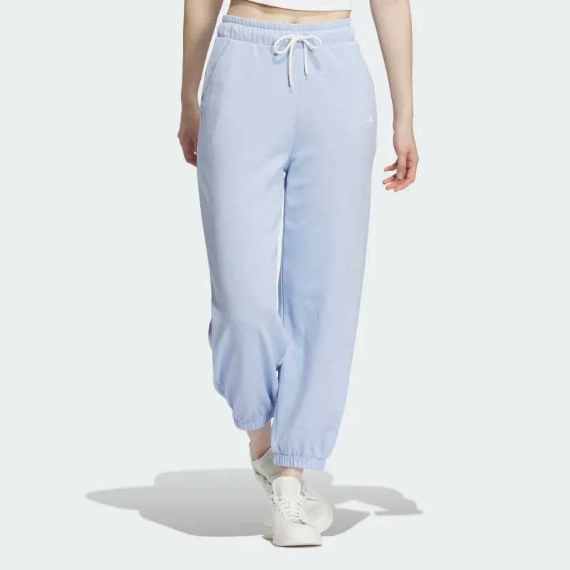 Adidas Originals EXCLUSIVES Knitted Sports Pants Women's Light Pink Blue-3