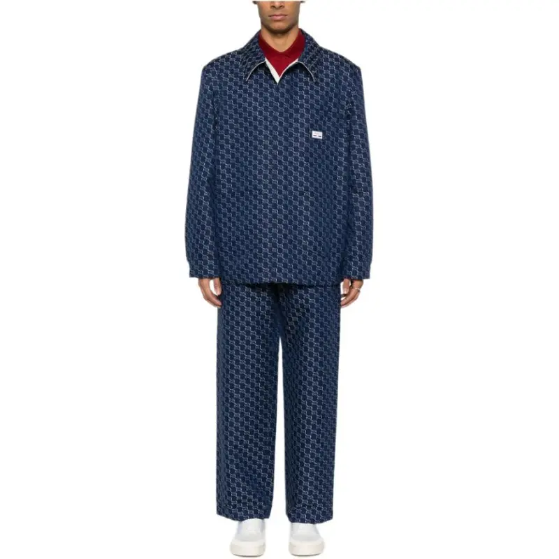 GUCCI Gg Shadow Jacquard Pants-1