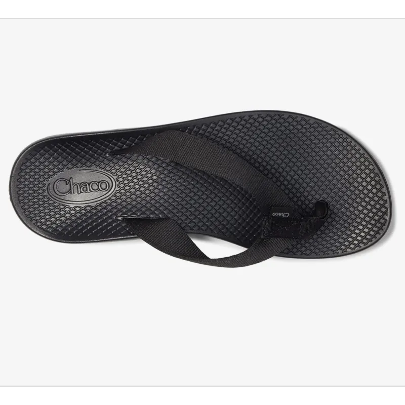 Chaco Abrasion Resistant Slip Resistant Flip Flops Women's Black-3