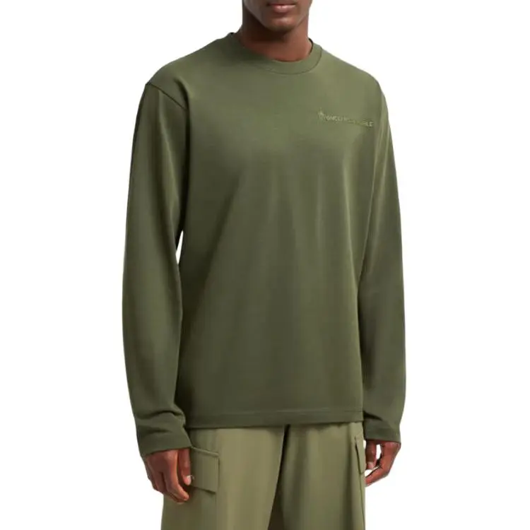 Moncler T Shirt Men's Olive Green-1