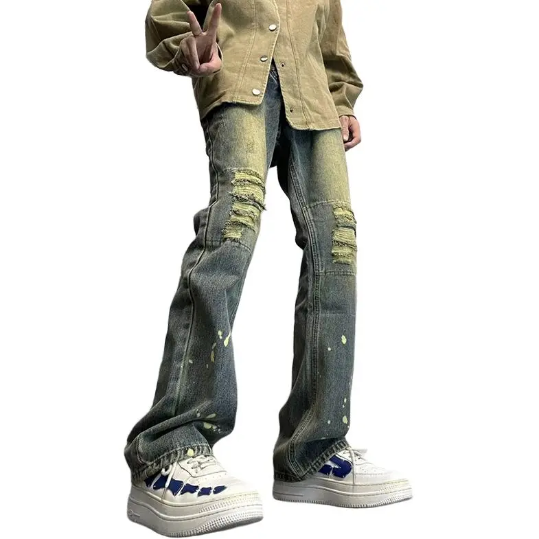 NHZN Jeans Unisex Yellow Mud-2