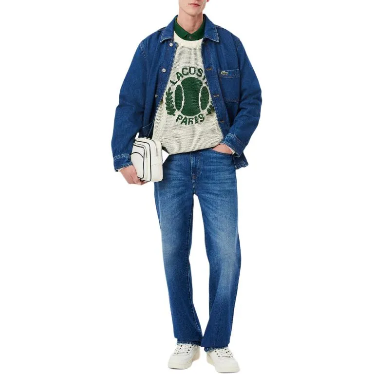LACOSTE Denim Jacket Men's Blue-1