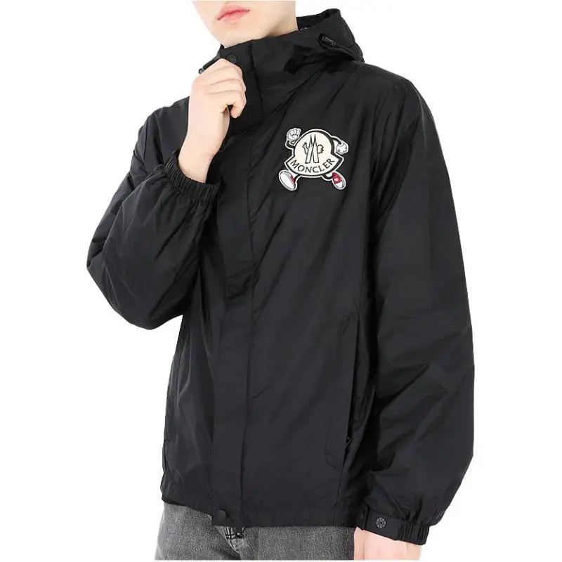 Moncler Guiers Logo patch Hooded Jacket-3