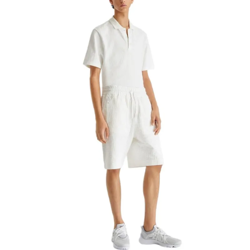 FENDI All Over Ff Motif Drawstring Shorts-3