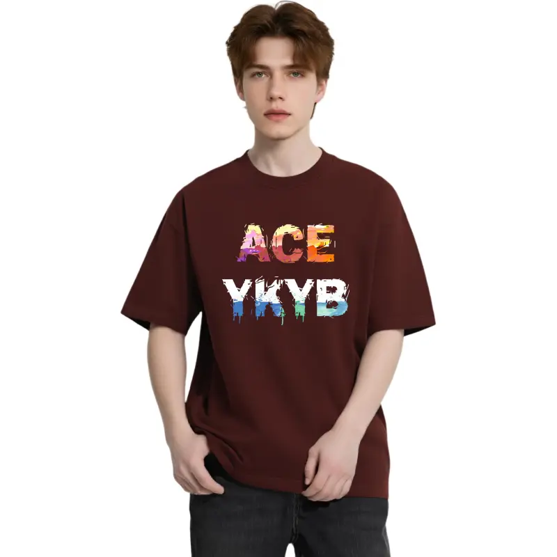 YK&YB T Shirts Unisex Maple Leaf Red-4