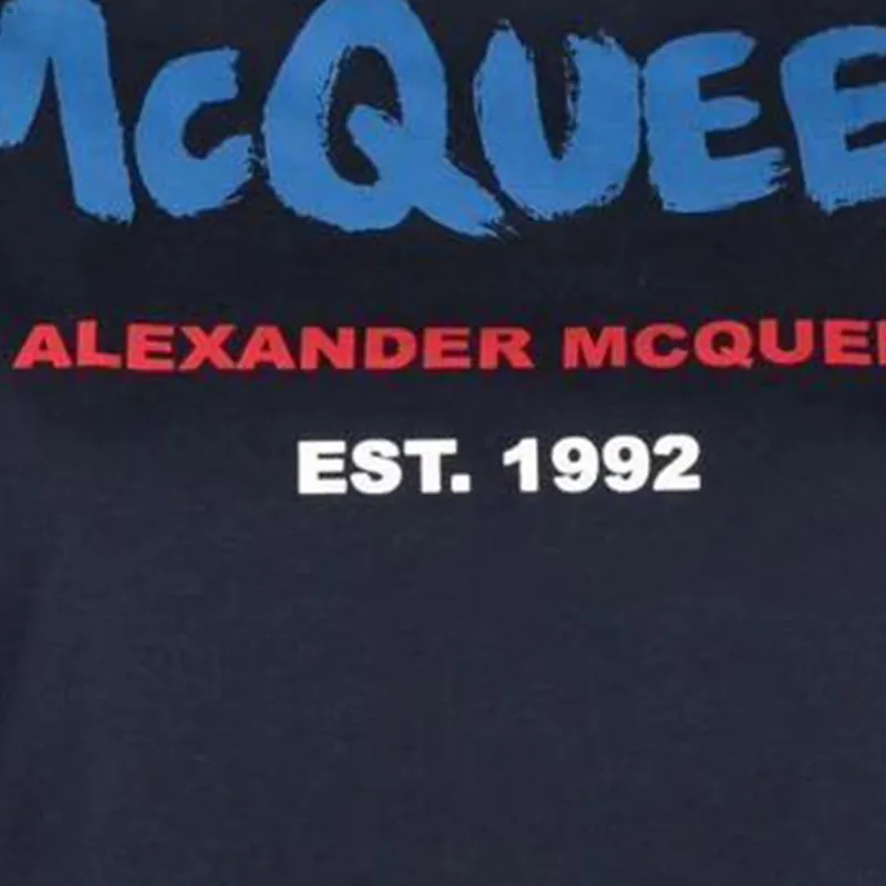 Alexander McQueen Crop Tops Women's Blue-5