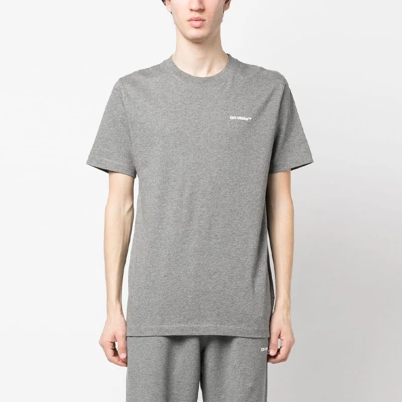 OFF WHITE Wave Outl Diag Slim S/S Tee-3