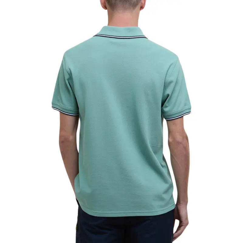 BARBOUR Polo Shirt Men's Granite Green-1