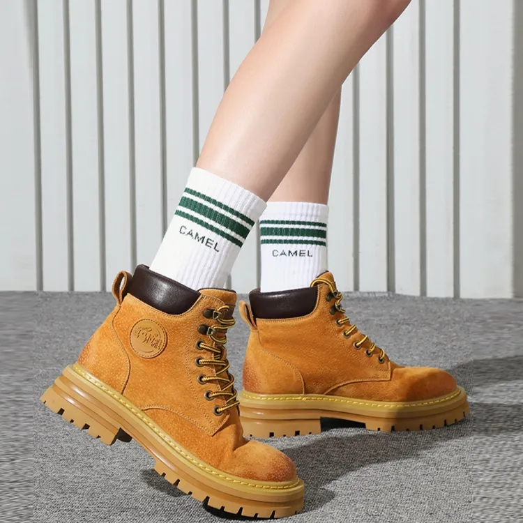 CAMEL Women's Knee high Socks-4