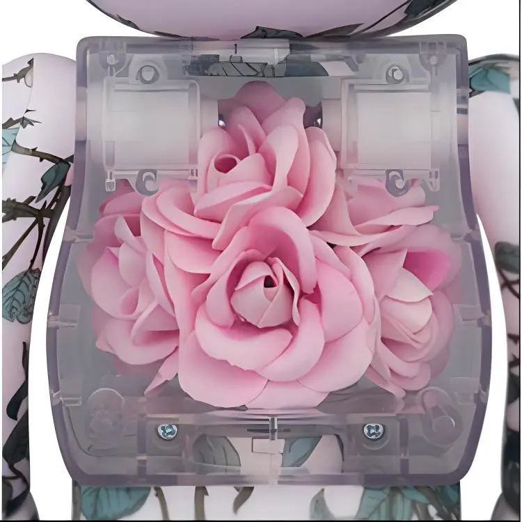 BE@RBRICK Flor@ Pink Rose 4-3